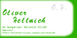 oliver hellmich business card